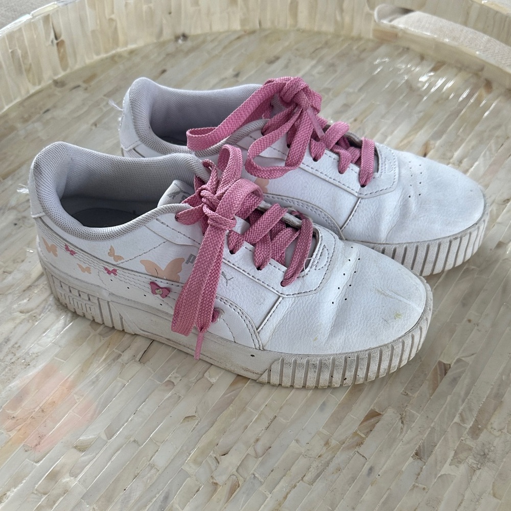 Puma Kids Sneakers White and Pink